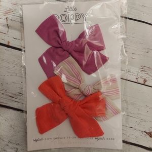Little Poppy CO girls hair clips